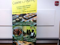 Cuisine and Passion  Retractable banner design